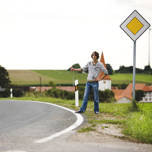 Stopař, auto stop, cestování